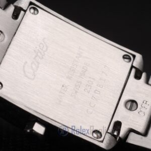 Cartier replica tank francaise acciaio white dial orologio imitazione perfetta