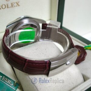 rolex replica datejust acciaio oyster perpetual red grape leather orologio imitazione