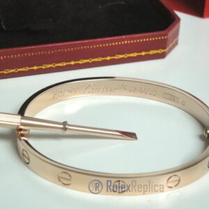 Cartier replica gioiello bracciale love oro rosa