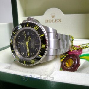 rolex replica deepsea seadweller acciaio black out yellow edition orologio replica