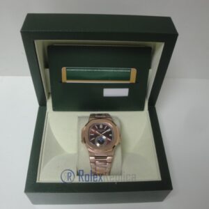 patek philippe replica nautilus rose gold moon phase 5712 orologio imitazione