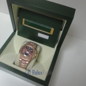 patek philippe replica nautilus rose gold moon phase 5712 orologio imitazione