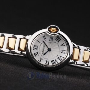 Cartier replica ballon bleu acciaio oro white dial orologio imitazione perfetta
