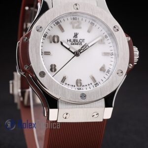 hublot replica big bang titanium white dial brown orologio copia