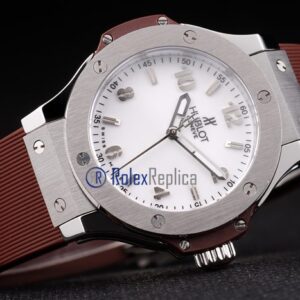 hublot replica big bang titanium white dial brown orologio copia