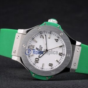 hublot replica big bang titanium white dial green orologio copia