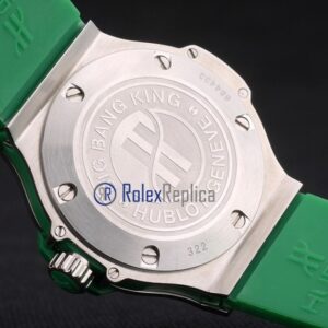 hublot replica big bang titanium white dial green orologio copia