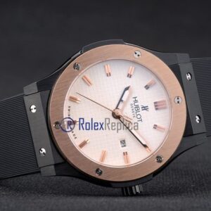 hublot replica big bang vendome rose gold white dial orologio copia
