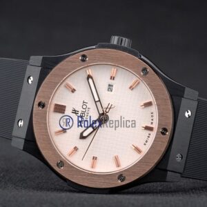 hublot replica big bang vendome rose gold white dial orologio copia