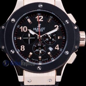 hublot replica big bang rose gold black dial orologio copia