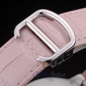Cartier replica ballon bleu acciaio strip leather pink orologio imitazione perfetta