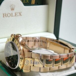 Rolex replica Daytona Yellow Gold 116528 Black Baton Dial orologio copia