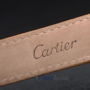 Cartier replica ballon bleu acciaio brillantini strip leather orologio imitazione perfetta