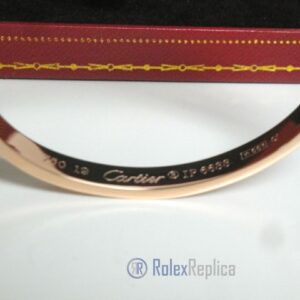 Cartier replica gioiello bracciale love rose gold pavè diamond