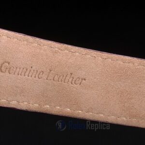 Cartier replica ballon bleu acciaio strip leather violet orologio imitazione perfetta