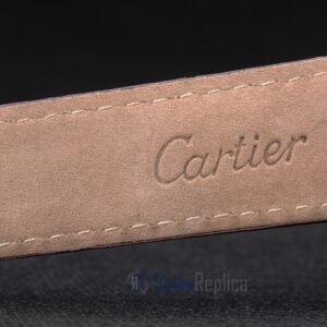 Cartier replica ballon bleu acciaio strip leather violet orologio imitazione perfetta