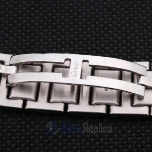 Cartier replica ballon bleu acciaio brillantini bezel white dial orologio imitazione perfetta