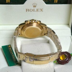 Rolex replica Daytona Yellow Gold 116528 Black Baton Dial orologio copia