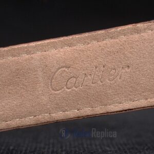 Cartier replica ballon bleu acciaio madreperla strip leather orologio imitazione perfetta