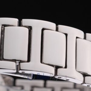 Cartier replica ballon bleu acciaio brillantini bezel white dial orologio imitazione perfetta