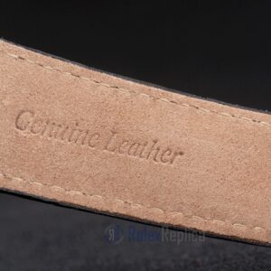 Cartier replica ballon bleu acciaio black strip leather orologio imitazione perfetta