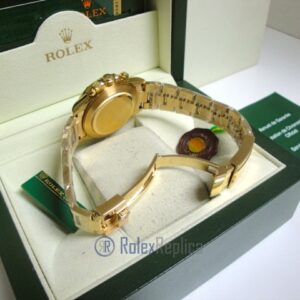 Rolex replica Daytona Yellow Gold 116528 Black Baton Dial orologio copia