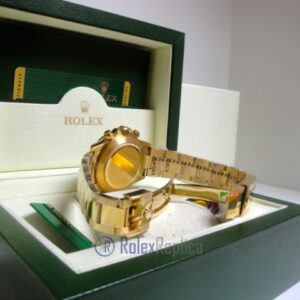 Rolex replica Daytona Yellow Gold 116528 Black Baton Dial orologio copia