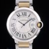 Cartier replica ballon bleu acciaio oro white dial orologio imitazione perfetta
