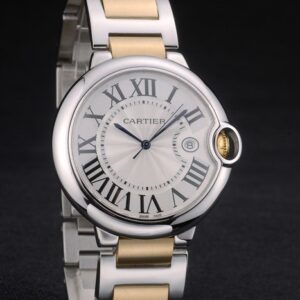 Cartier replica ballon bleu acciaio oro white dial orologio imitazione perfetta