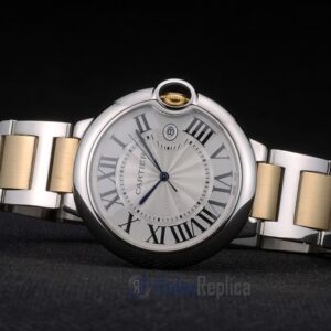 Cartier replica ballon bleu acciaio oro white dial orologio imitazione perfetta