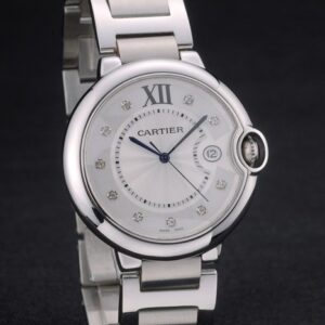 Cartier replica ballon bleu acciaio lady argentèè orologio imitazione perfetta