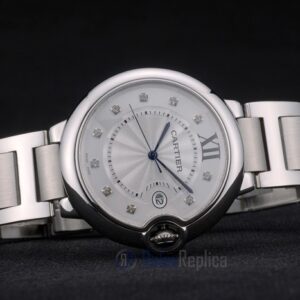 Cartier replica ballon bleu acciaio lady argentèè orologio imitazione perfetta