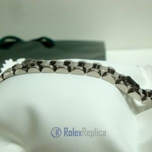 Rolex replica gioielli bracciale jubilèè strip oro bianco