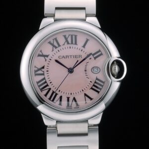 Cartier replica ballon bleu acciaio rosèè dial orologio imitazione perfetta