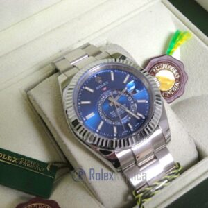 rolex replica sky-dweller acciaio-white gold blue dial orologio replica copia