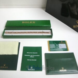 Rolex replica gioielli bracciale jubilèè strip oro rosa