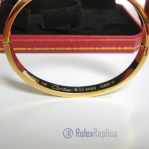 Cartier replica gioiello bracciale love yellow gold pavè diamond