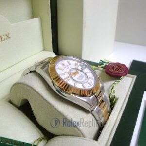 rolex replica sky-dweller acciaio-oro white dial orologio replica copia
