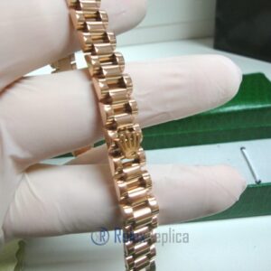 Rolex replica gioielli bracciale jubilèè strip oro rosa