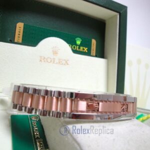 Rolex replica gioielli bracciale II president-style acciaio everose