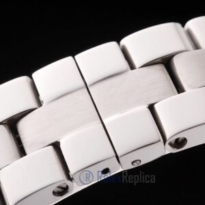 Cartier replica roadster white dial acciaio orologio imitazione perfetta