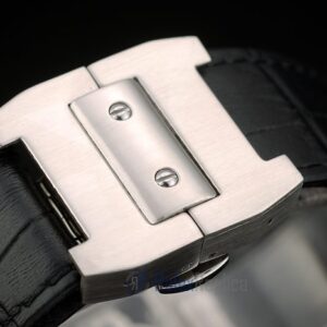 Cartier replica santos skeletron acciaio oro strip leather orologio imitazione perfetta