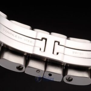 Cartier replica roadster white dial acciaio orologio imitazione perfetta