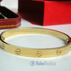 Cartier replica gioiello bracciale love oro giallo