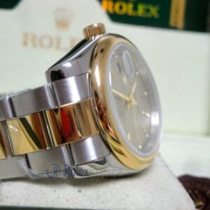 rolex replica datejust acciaio oro oyster grey dial barrette orologio imitazione