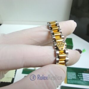 Rolex replica gioielli bracciale jubilèè strip oro giallo acciaio bi-colour
