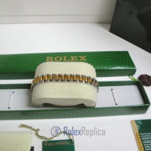 Rolex replica gioielli bracciale jubilèè strip oro giallo acciaio bi-colour