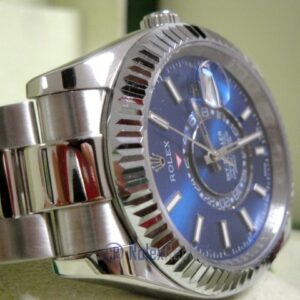 rolex replica sky-dweller acciaio-white gold blue dial orologio replica copia