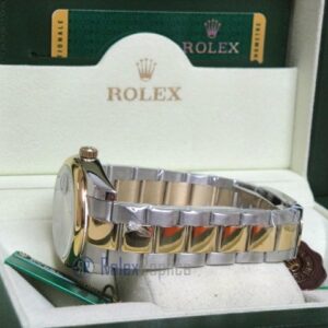 rolex replica datejust acciaio oro oyster grey dial barrette orologio imitazione