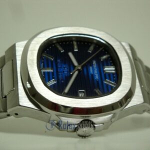 patek philippe replica nautilus blue dial skeletron acciaio 40th anniversary orologio imitazione